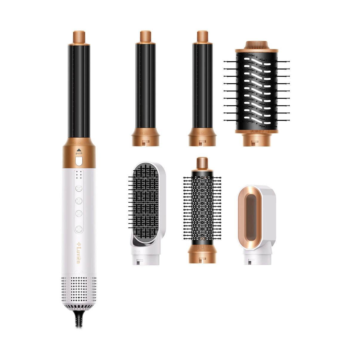 Luvién Pro Multistyler 6-i-1 hårtørrer 1400W