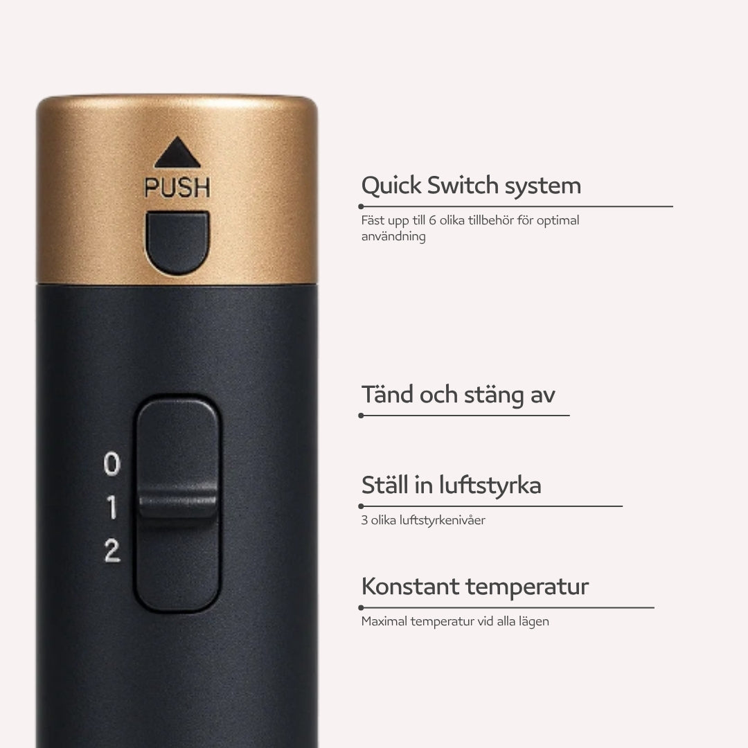 Luvién Multistyler 6-i-1 Hårfön