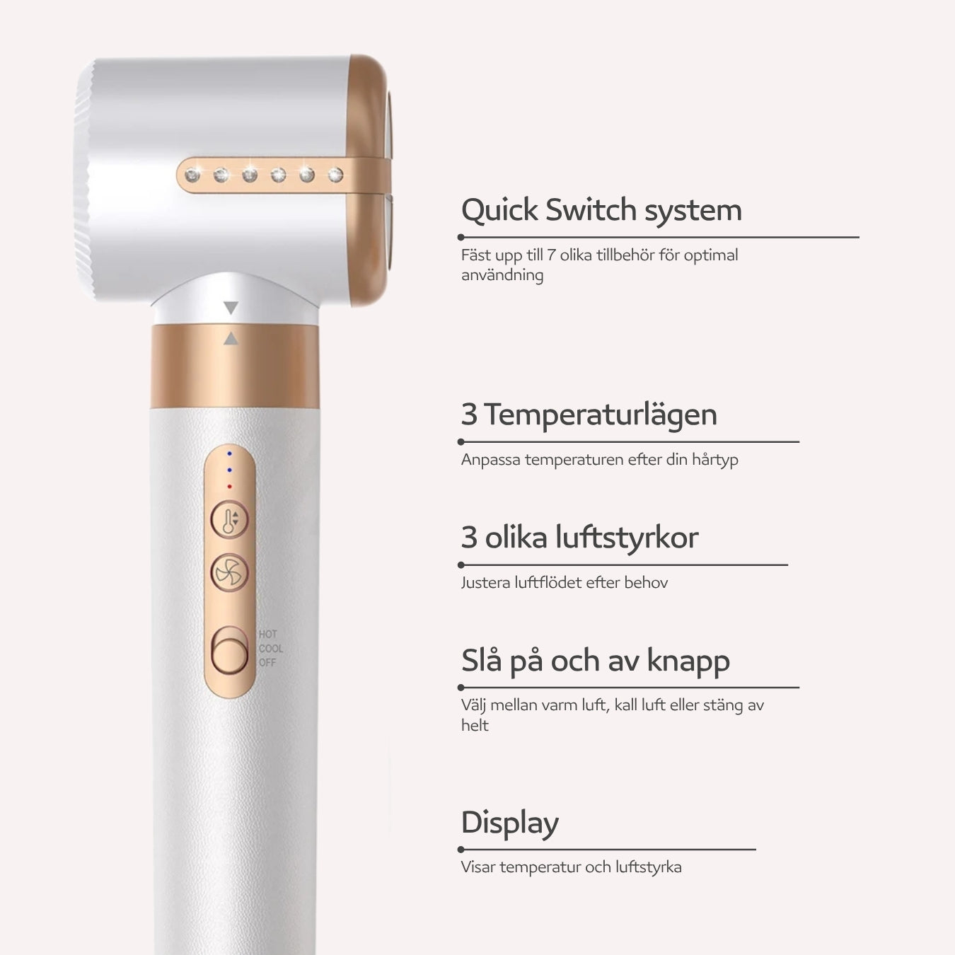 Luvién 7-i-1 Ultra Airstyler | Hårfønere og hårstylere