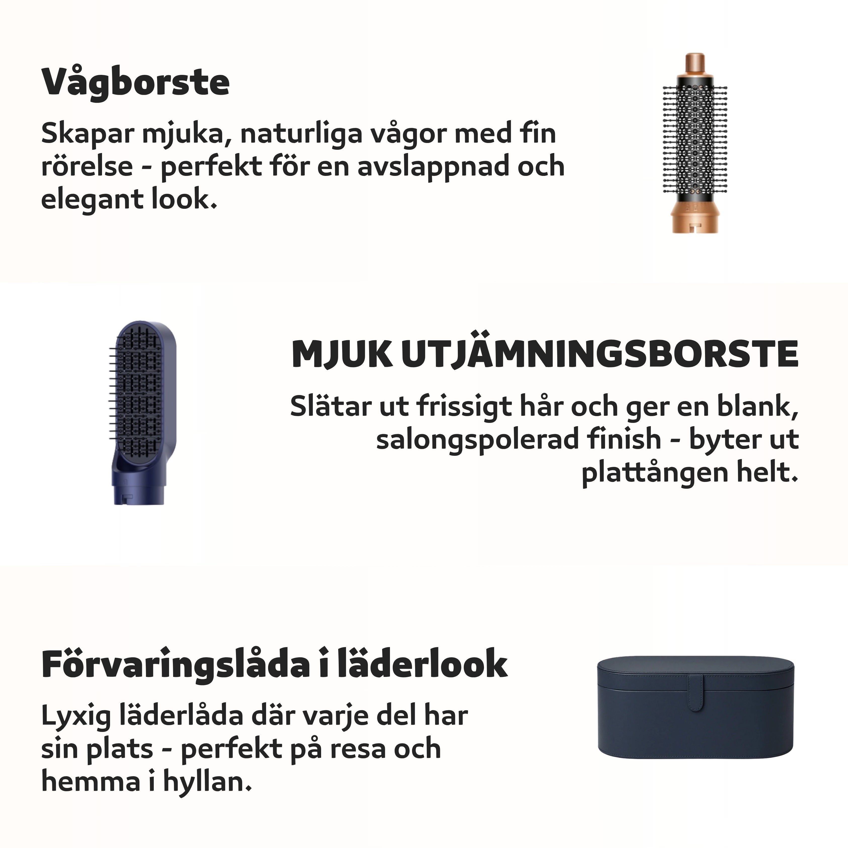 Luvién Pro Multistyler 6-i-1 Hårfön 1400W