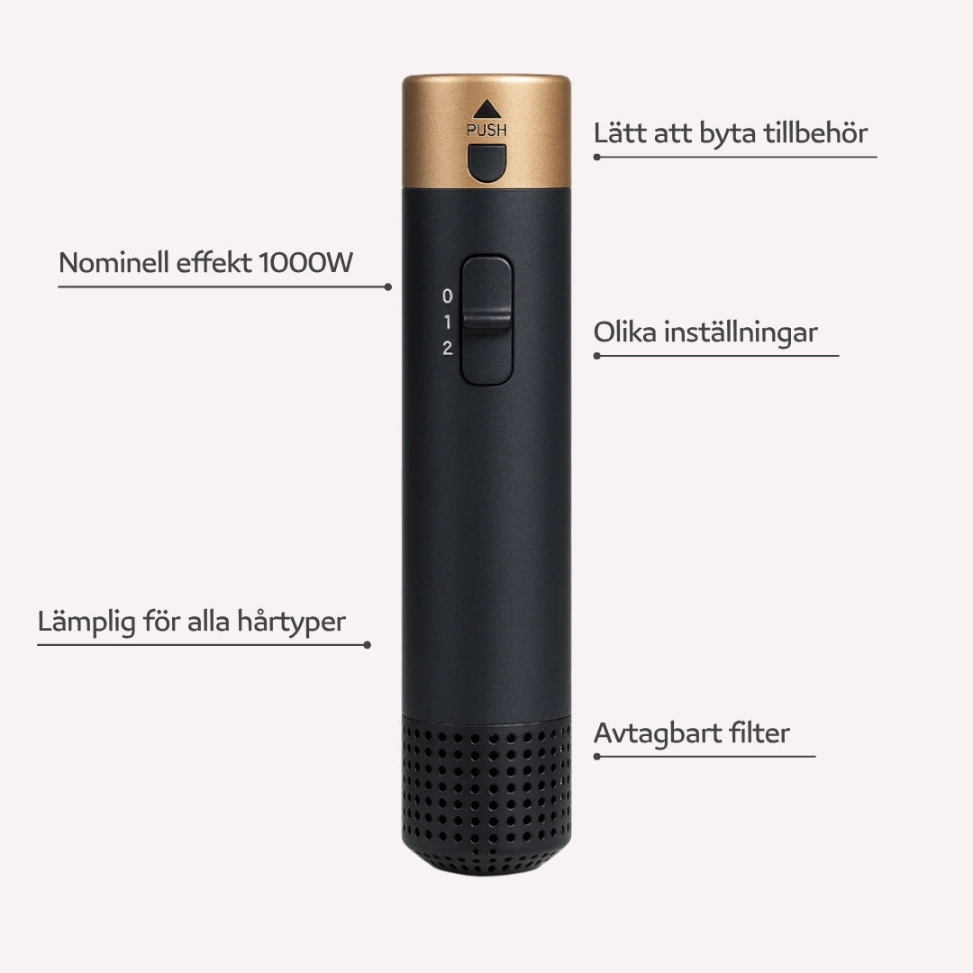 Luvién Multistyler 6-i-1 Hårfön