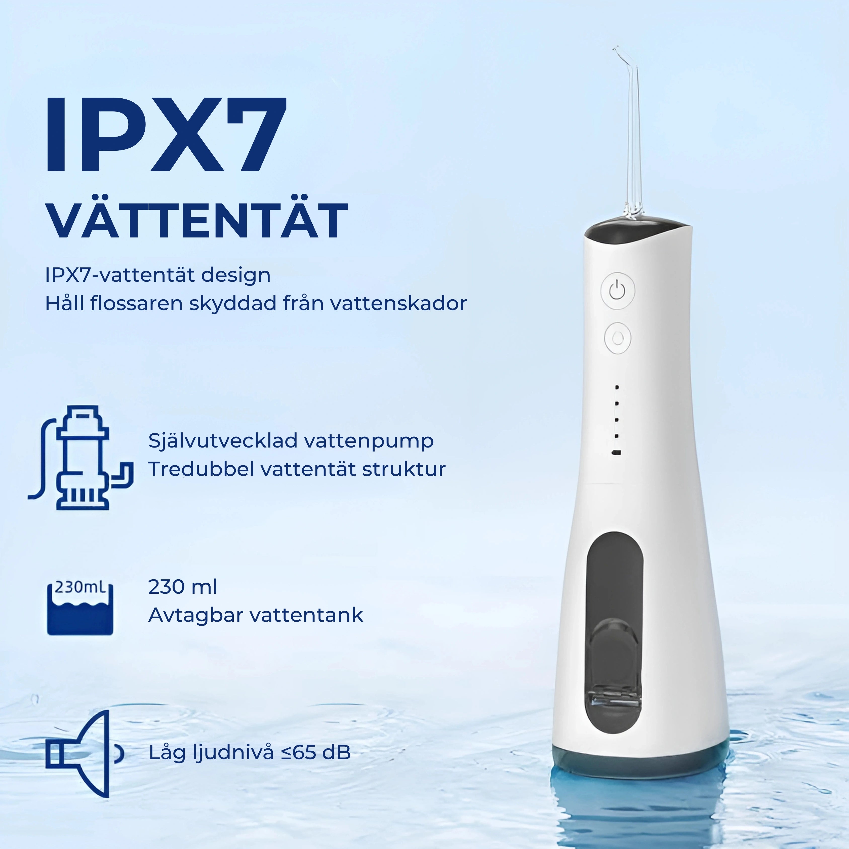 Dentivas Siillk Waterflosser - Interdentalbørstning