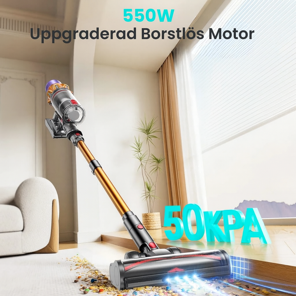 Maxlager Ultra X7 - 550W – 50 kPa Avancerad Sladdlös Dammsugare 2026