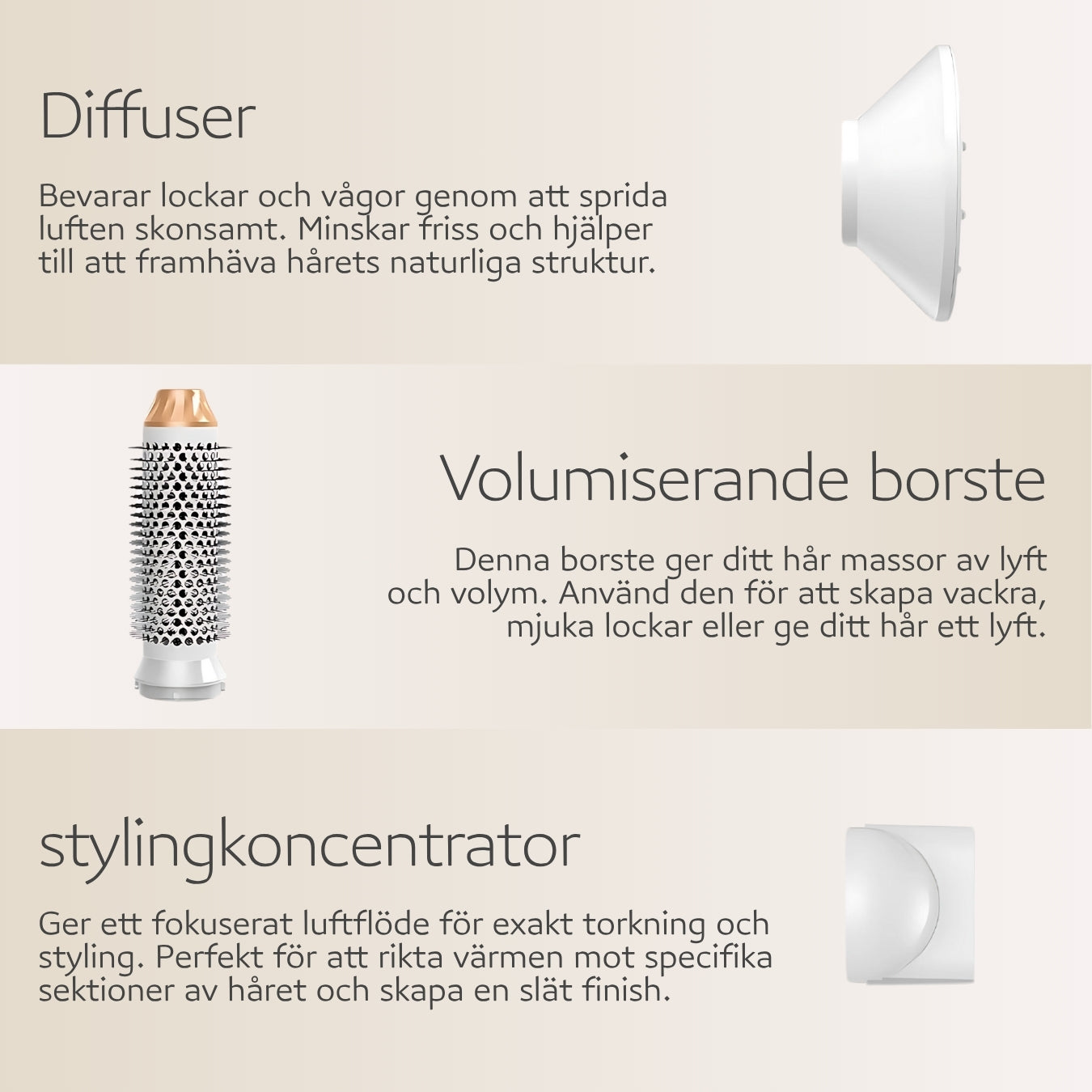 Luvién 7-i-1 Ultra Airstyler | Hårfønere og hårstylere