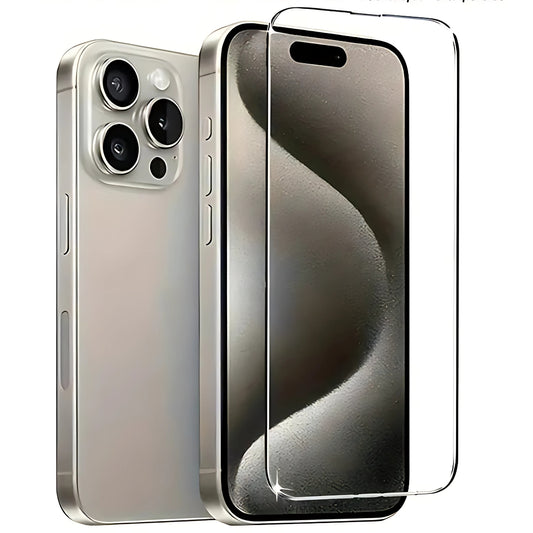 3-pakning iPhone herdet glass gjennomsiktig installasjonssett
