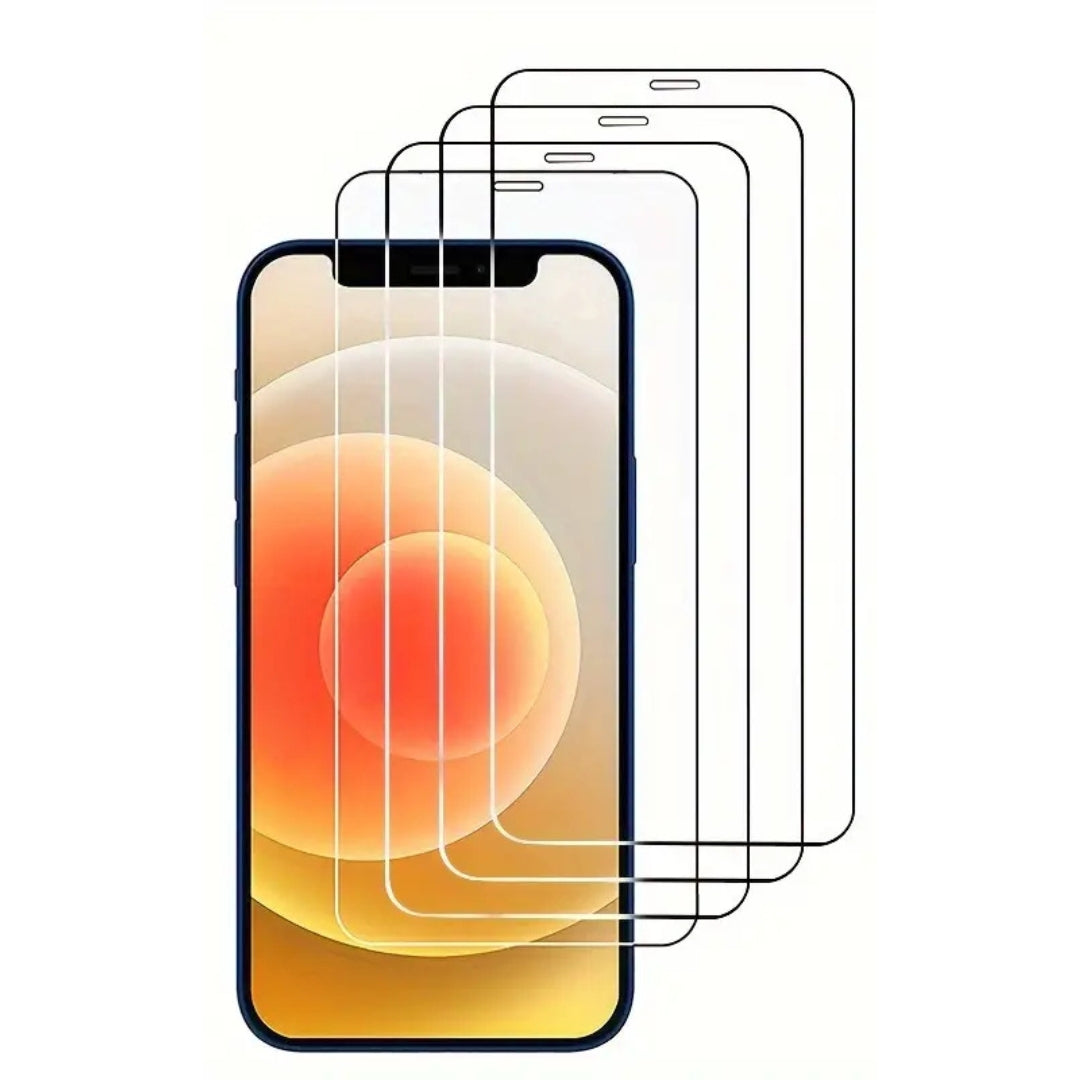 3-pak iPhone hærdet glas gennemsigtig installationssæt