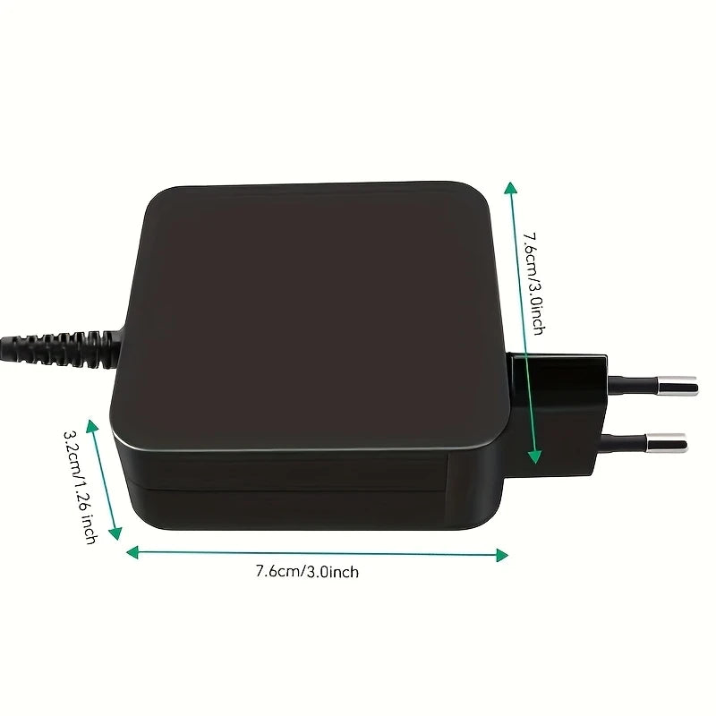 65W USB-C Laptop Laddare – Strömadapter för MacBook, Lenovo, HP, Dell, ASUS, Acer
