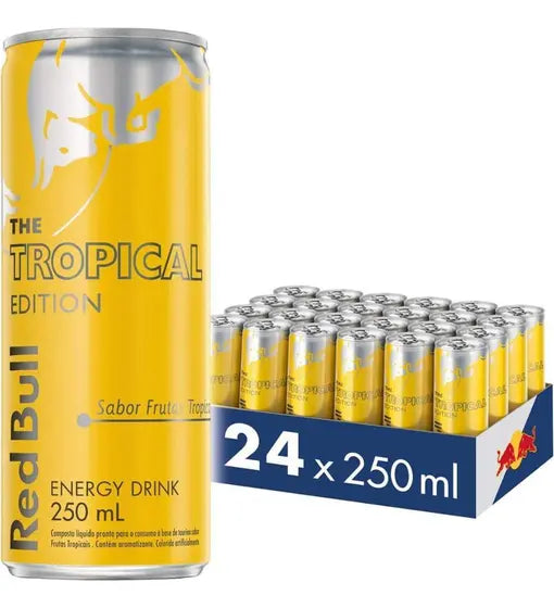 24 x Red Bull energidrikk tropisk gul utgave 250 ml