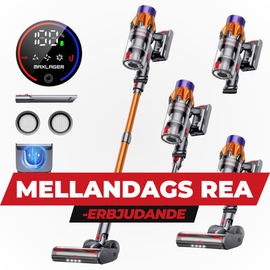 Maxlager Ultra X7 - 550W – 50 kPa Avancerad Sladdlös Dammsugare 2026