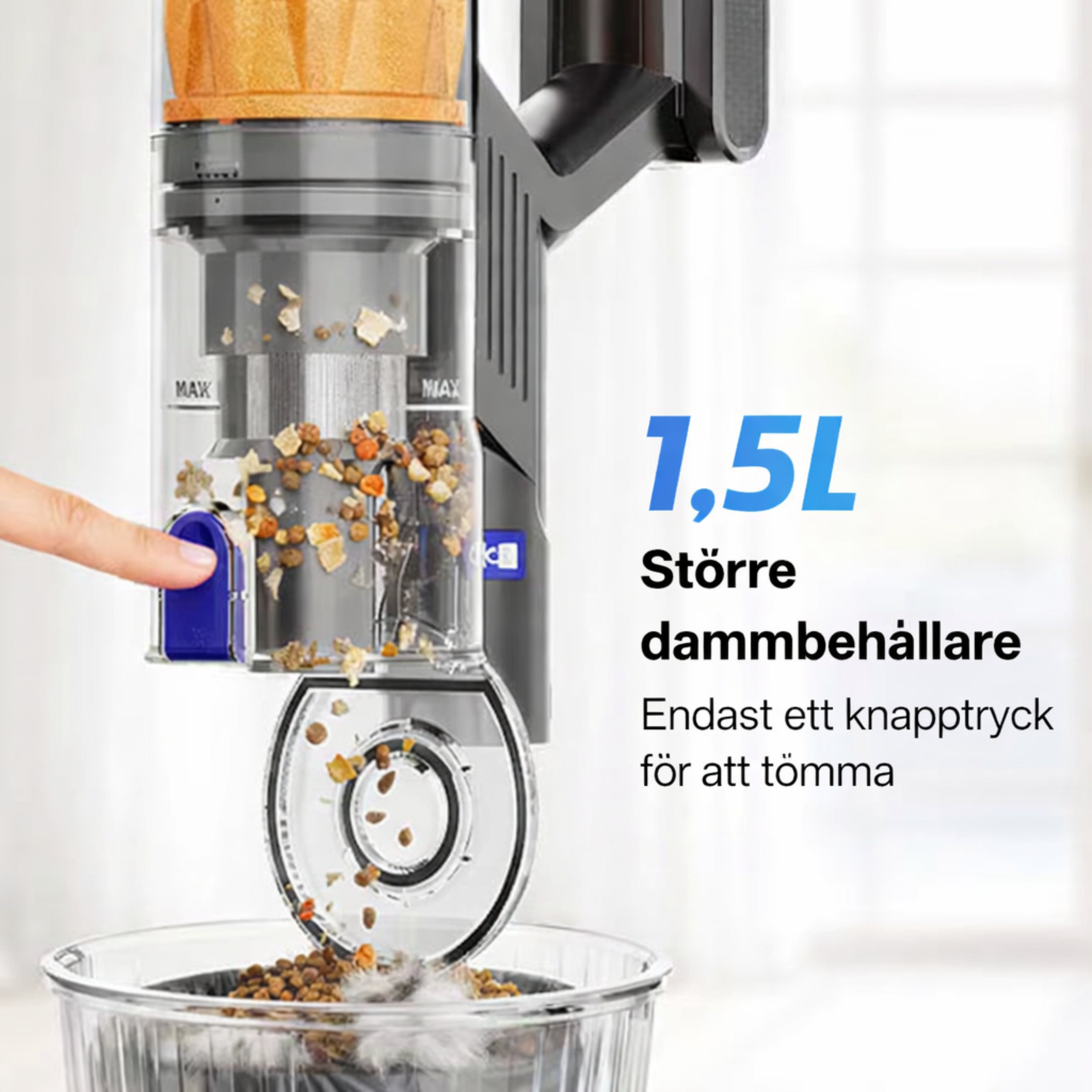 Maxlager V11 Detect Light  - 500W – 50 kPa Sladdlös Dammsugare