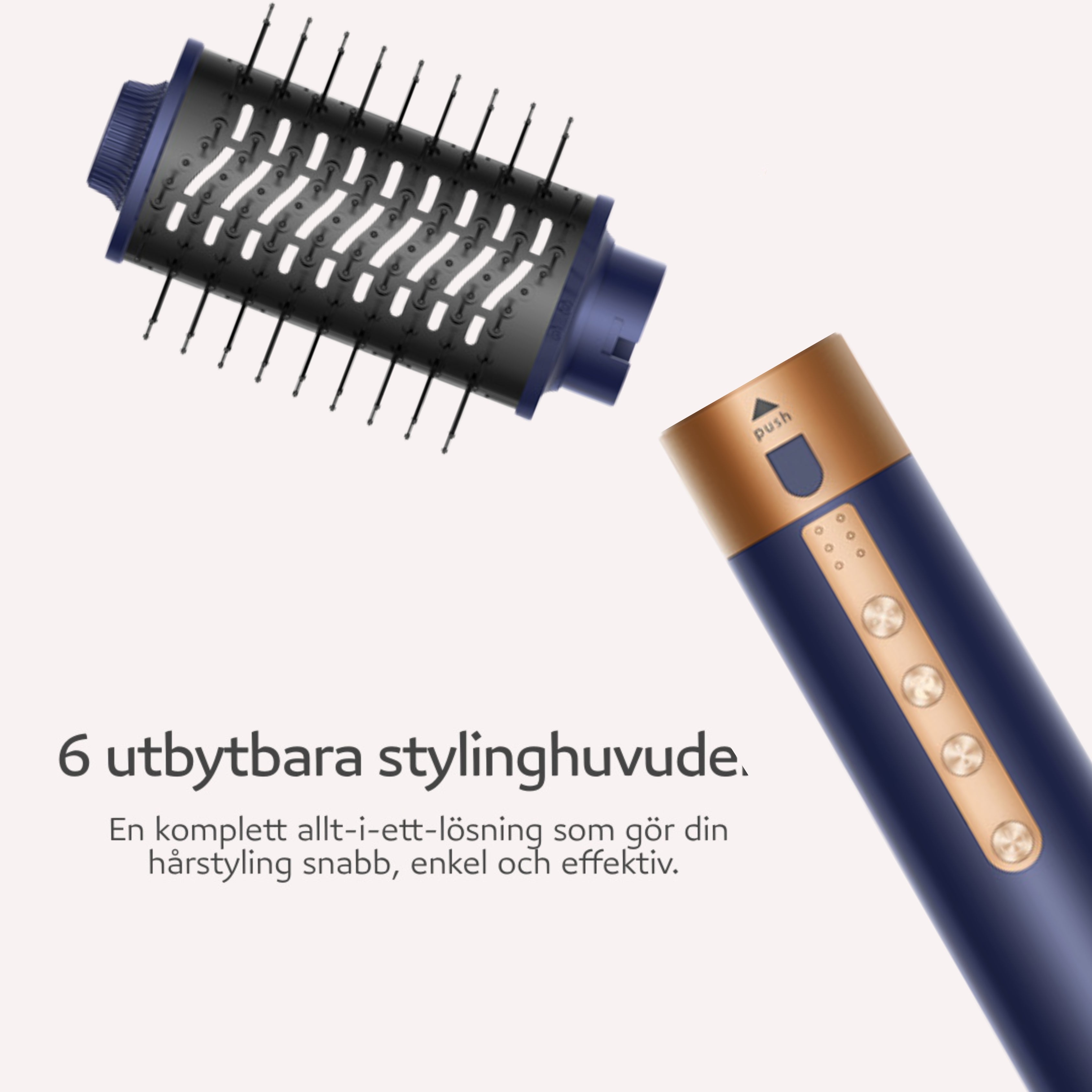 Luvién Pro Multistyler 6-i-1 Hårfön 1400W