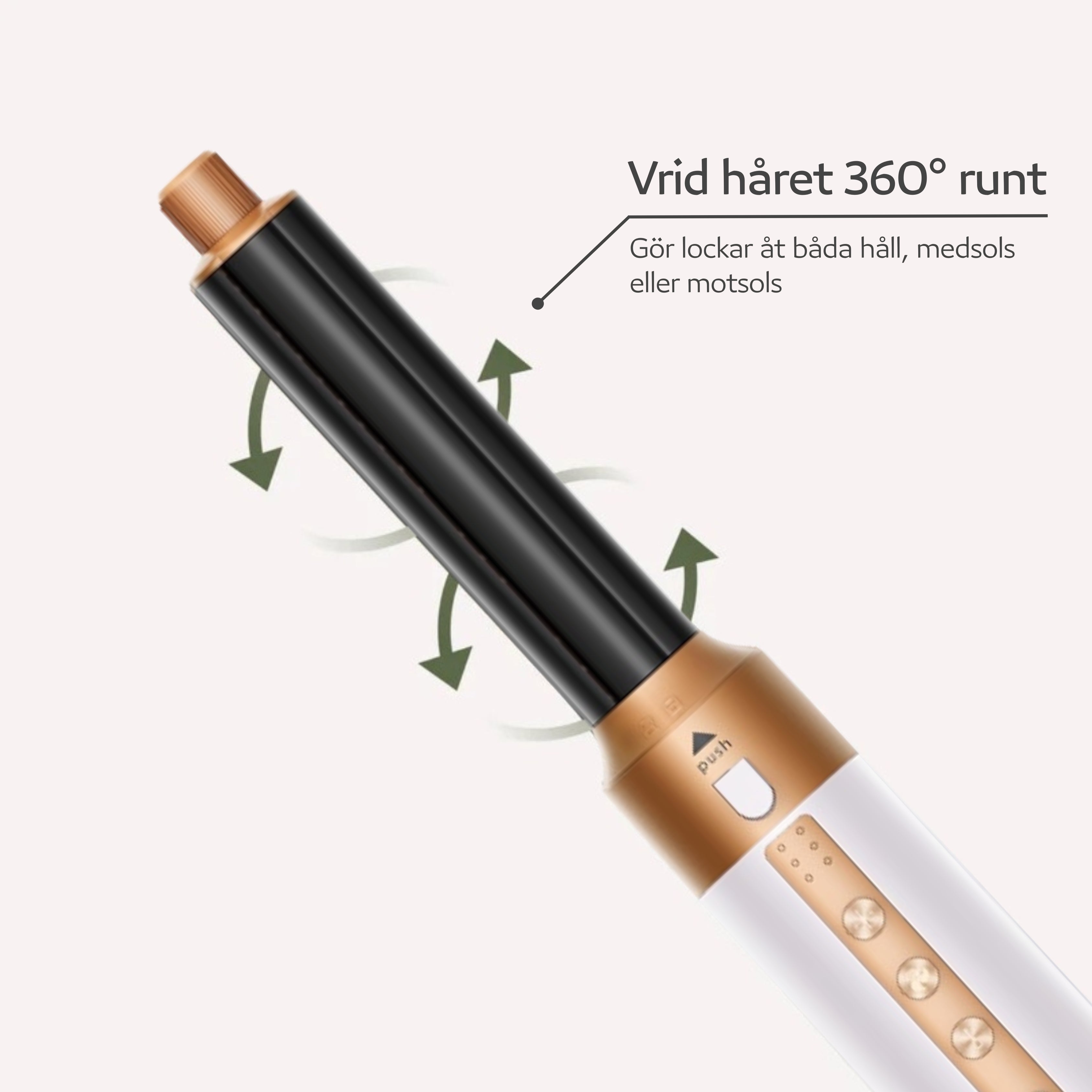 Luvién Pro Multistyler 6-i-1 Hårfön 1400W Vit