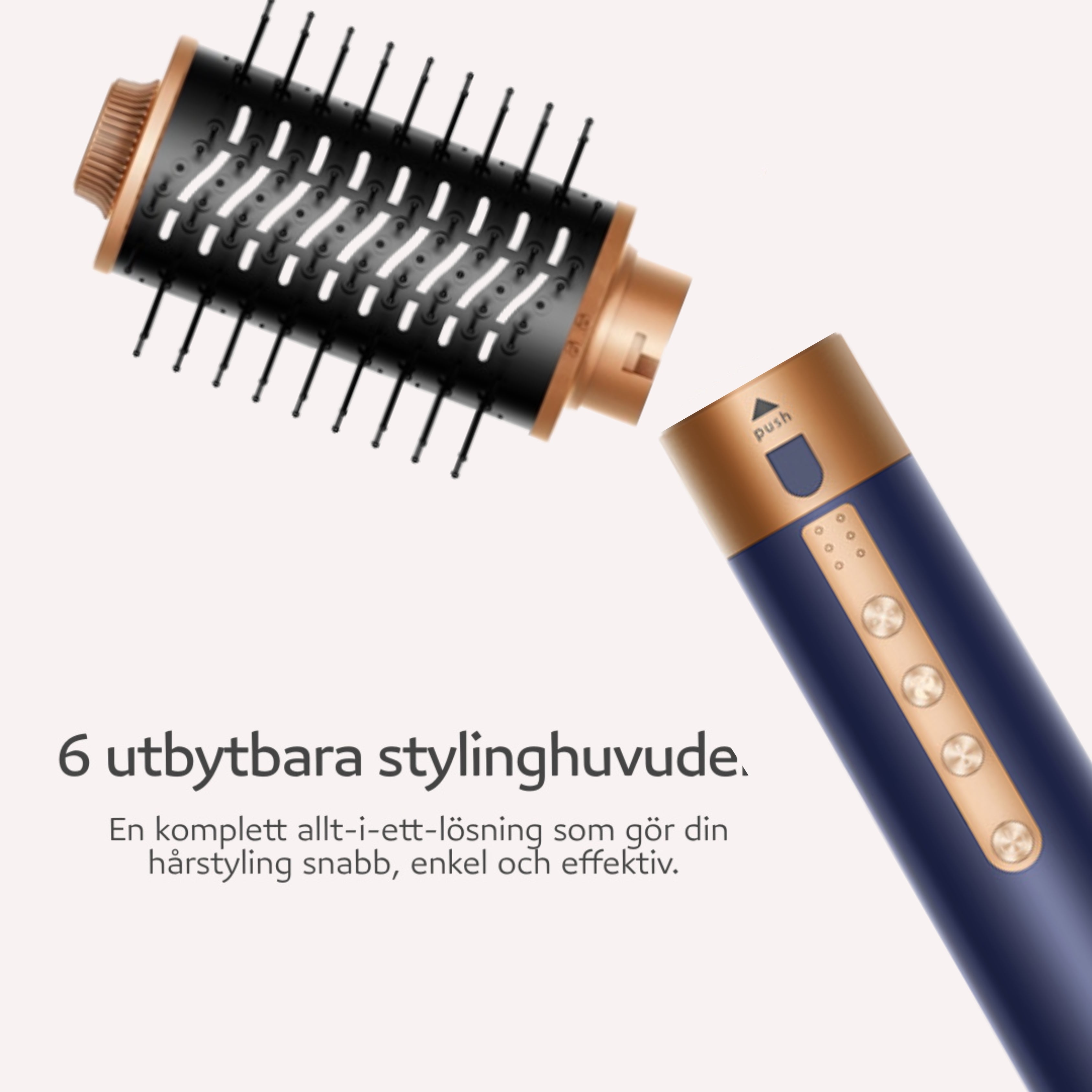 Luvién Pro Multistyler 6-i-1 Hårfön 1400W