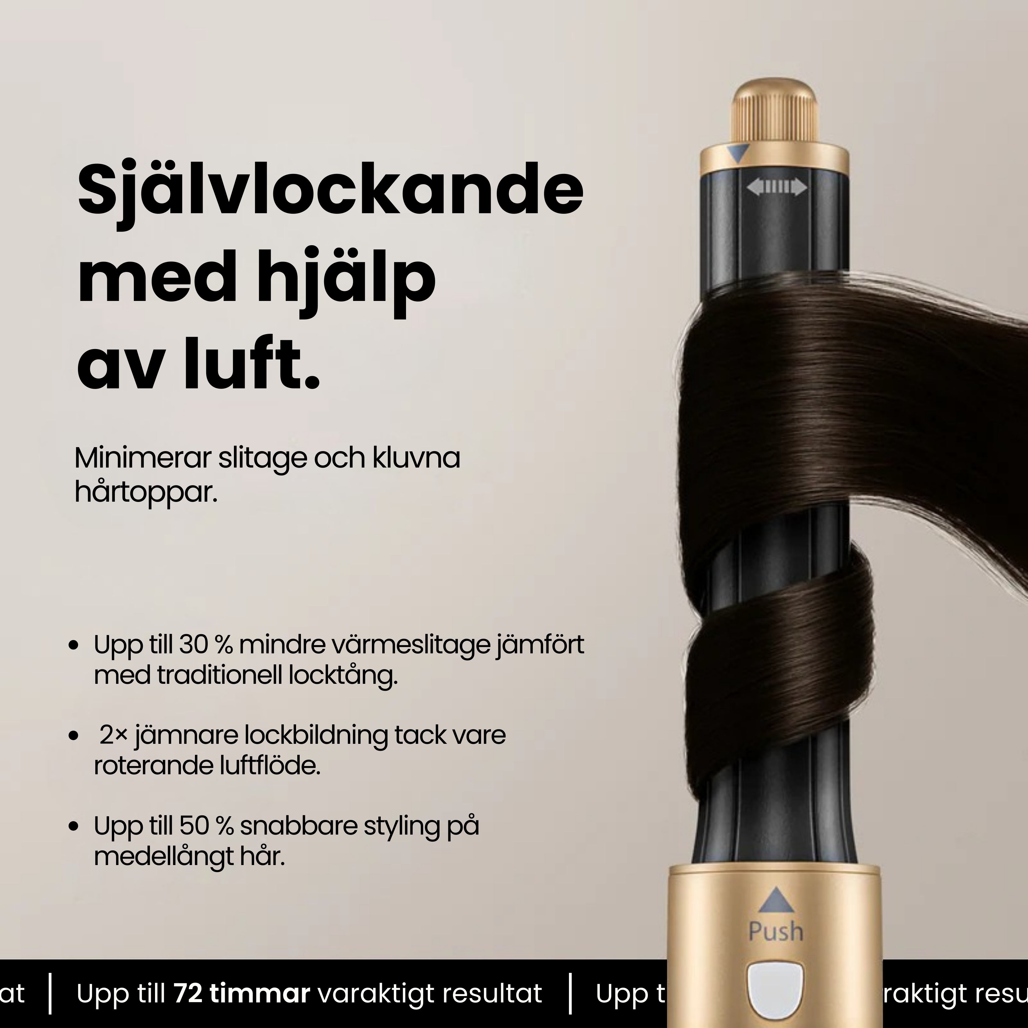 Luvién Pro Multistyler 6-i-1 Hårfön 1400W