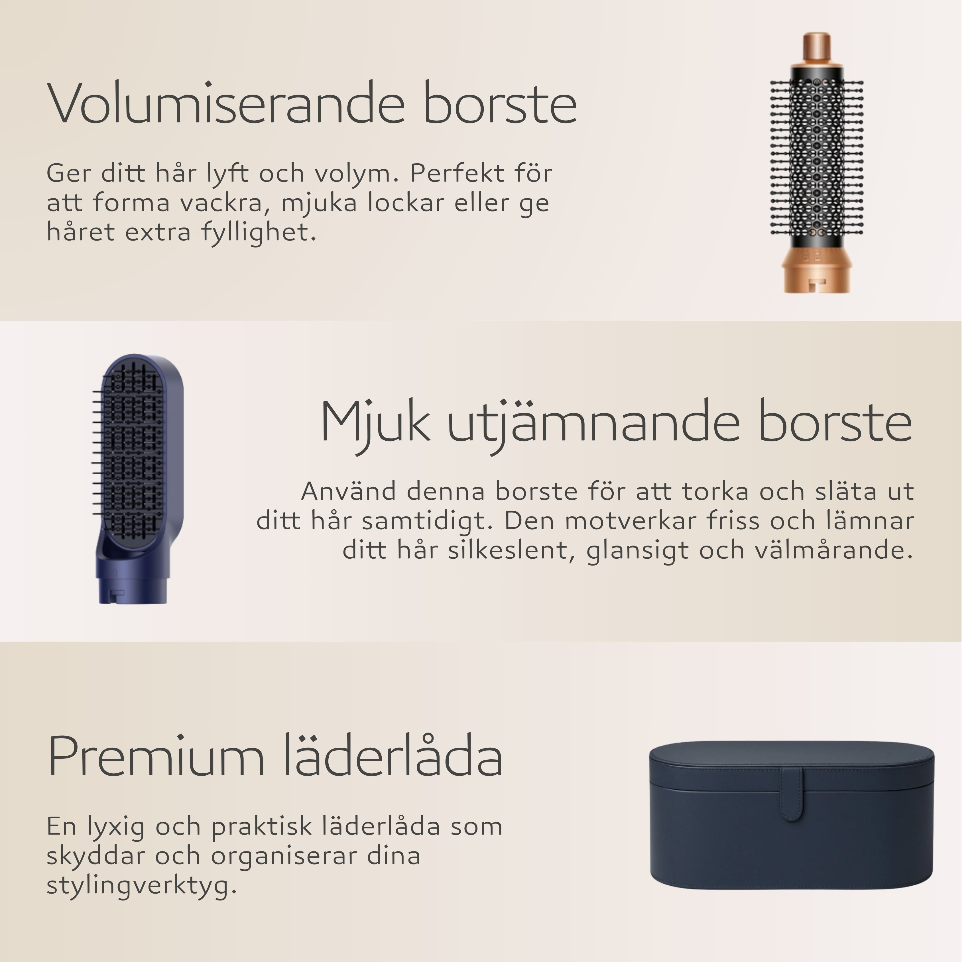 Luvién Pro Multistyler 6-i-1 Hårfön 1400W
