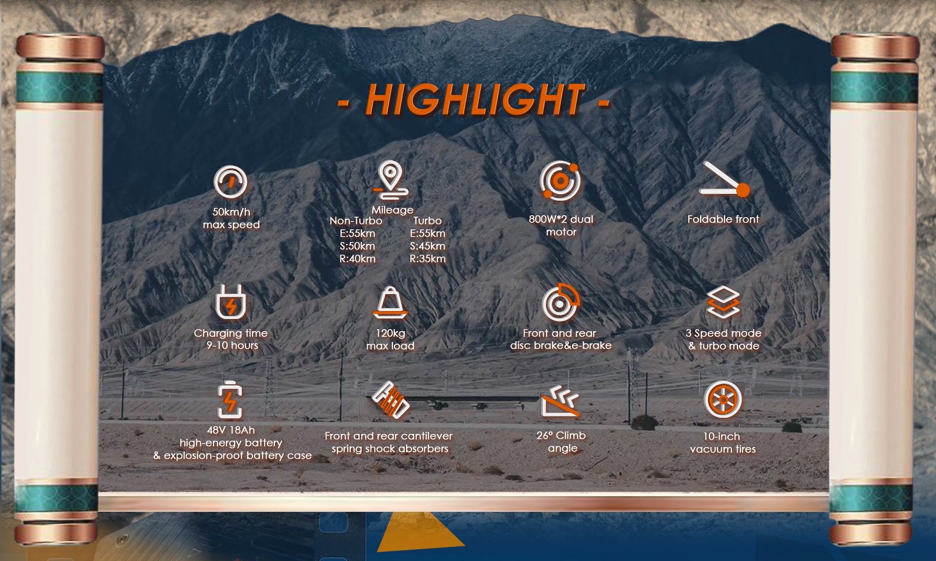 KuKirin G2 Ultra Elscooter | Räckvid 55km - Maxhastighet 55 km/h