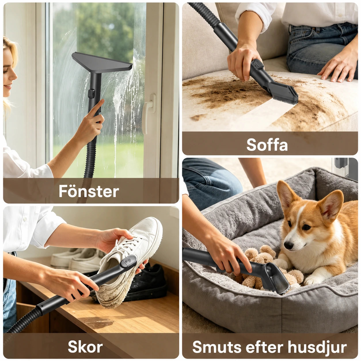 Maxlager Textil och Mattvätt 800 W – 16 kPa för soffa, bil, mattor och fläckar