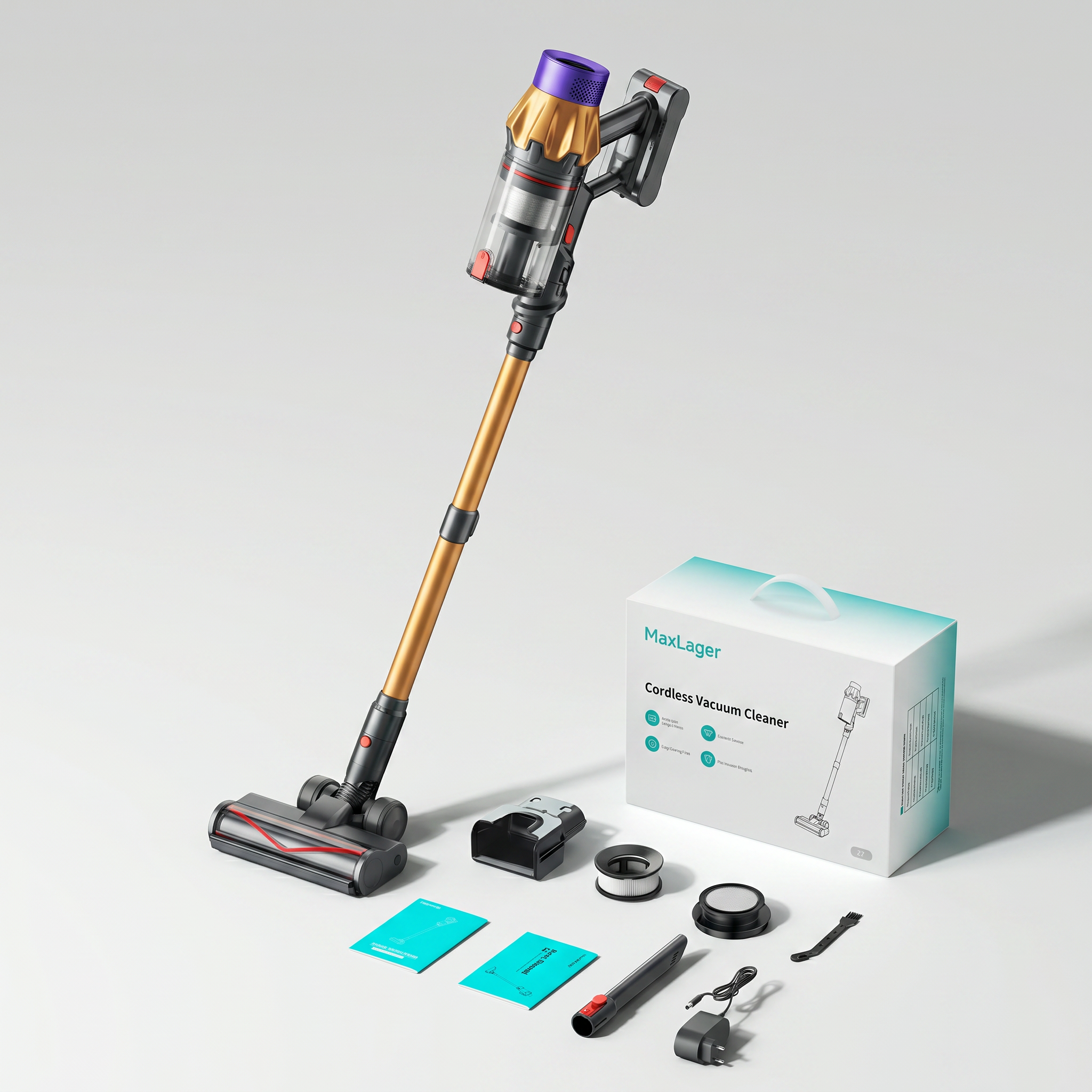 Maxlager Ultra X7 - 550W – 50 kPa Avancerad Sladdlös Dammsugare 2026 - Skaftdammsugare