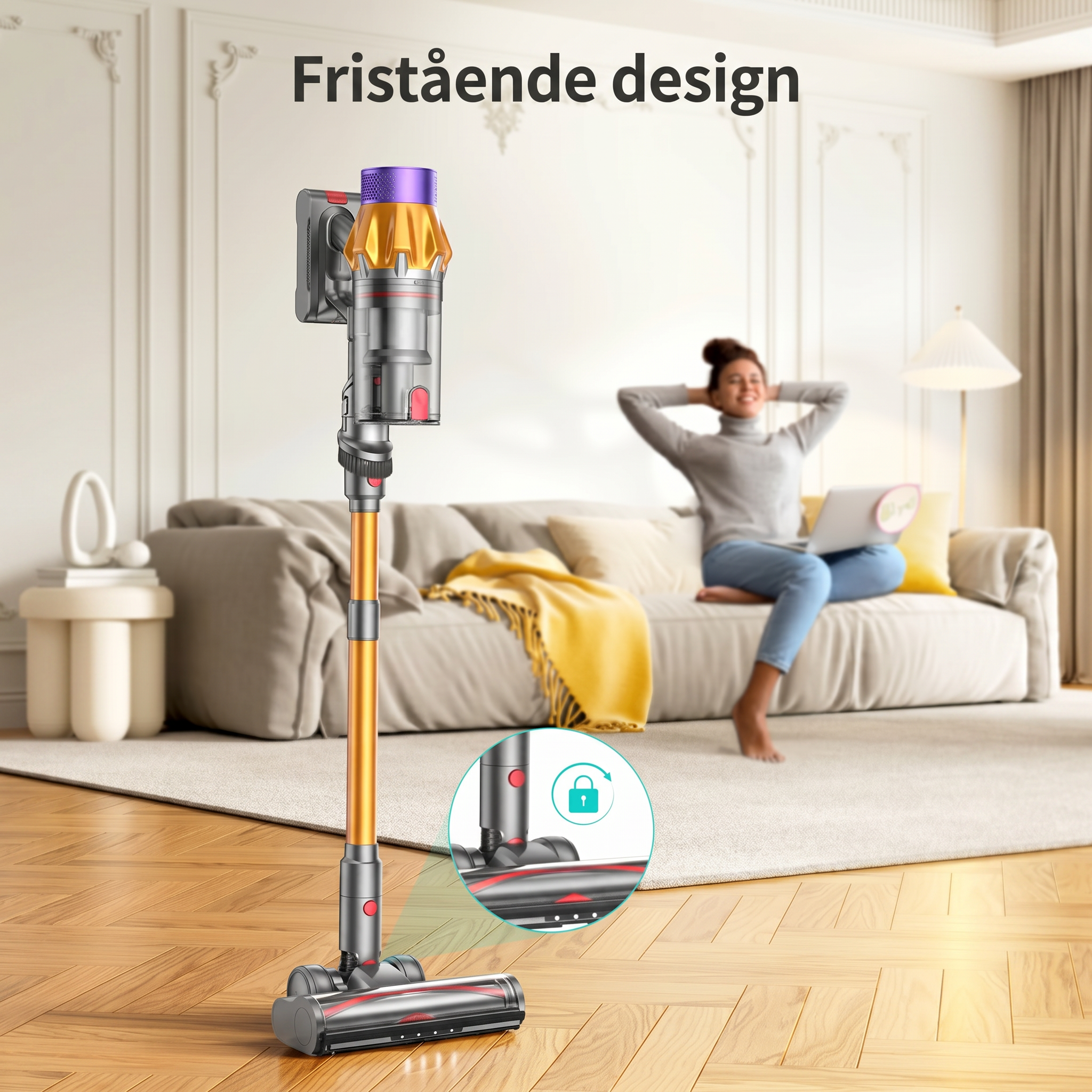 Maxlager Ultra X7 - 550W – 50 kPa Avancerad Sladdlös Dammsugare 2026 - Skaftdammsugare