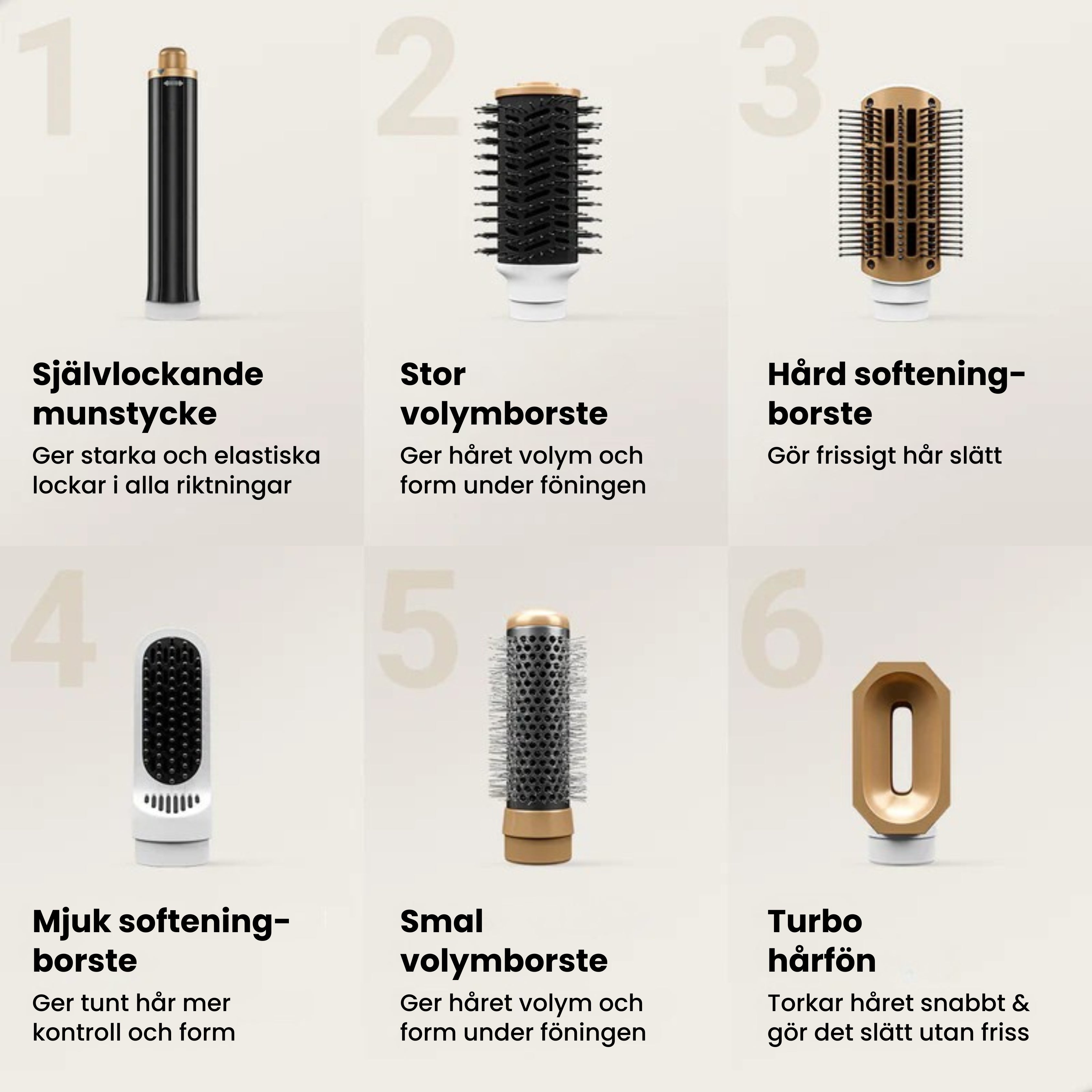 Luvièn 6-i-1 Ultra Multistyler