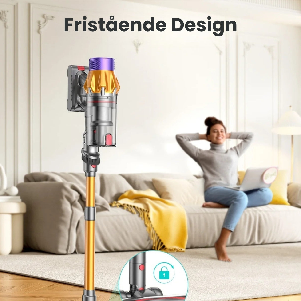 Maxlager Ultra X7 - 550W – 45 kPa Avancerad Sladdlös Dammsugare