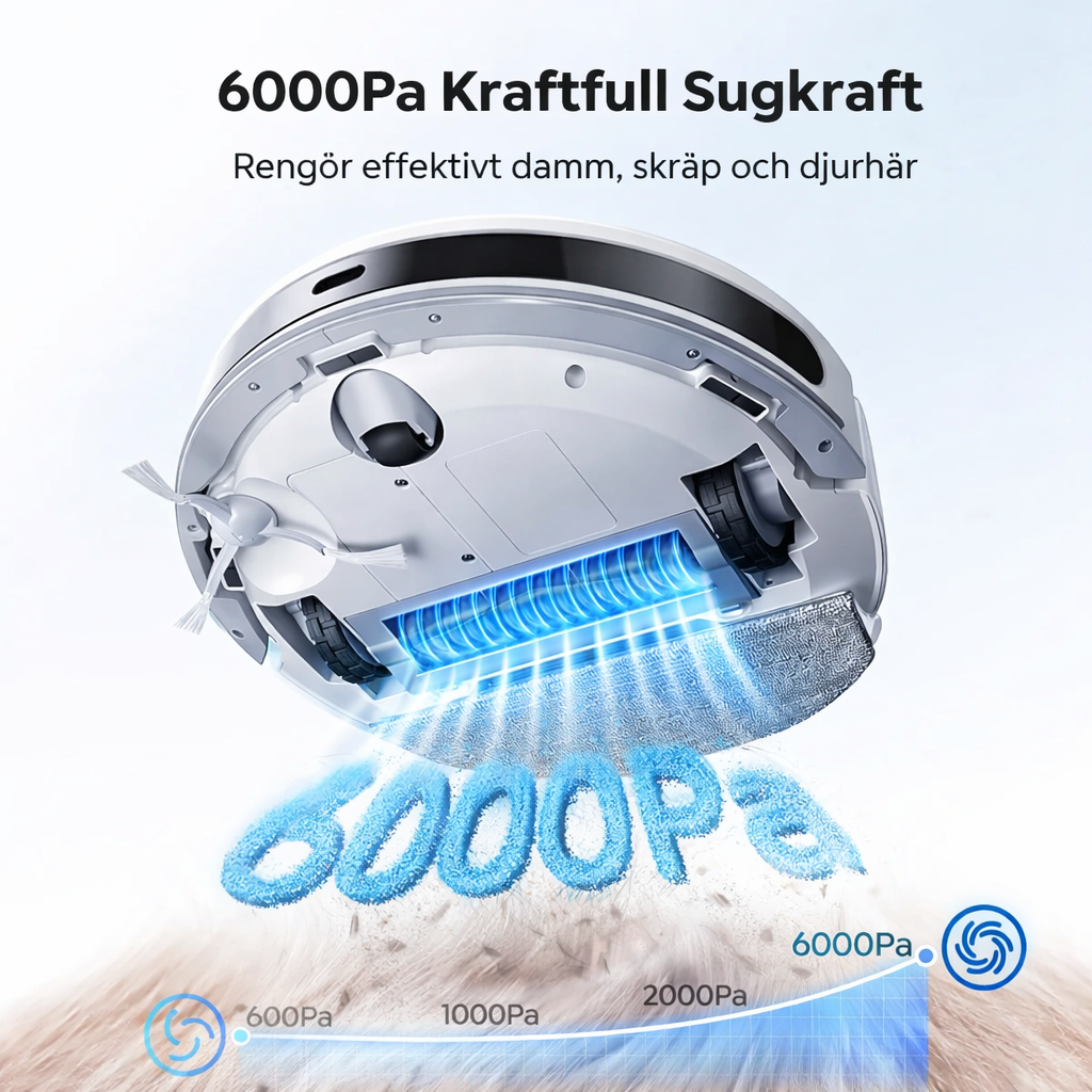 Maxlager T10 3-i-1  Robot dammsugare med moppfunktion