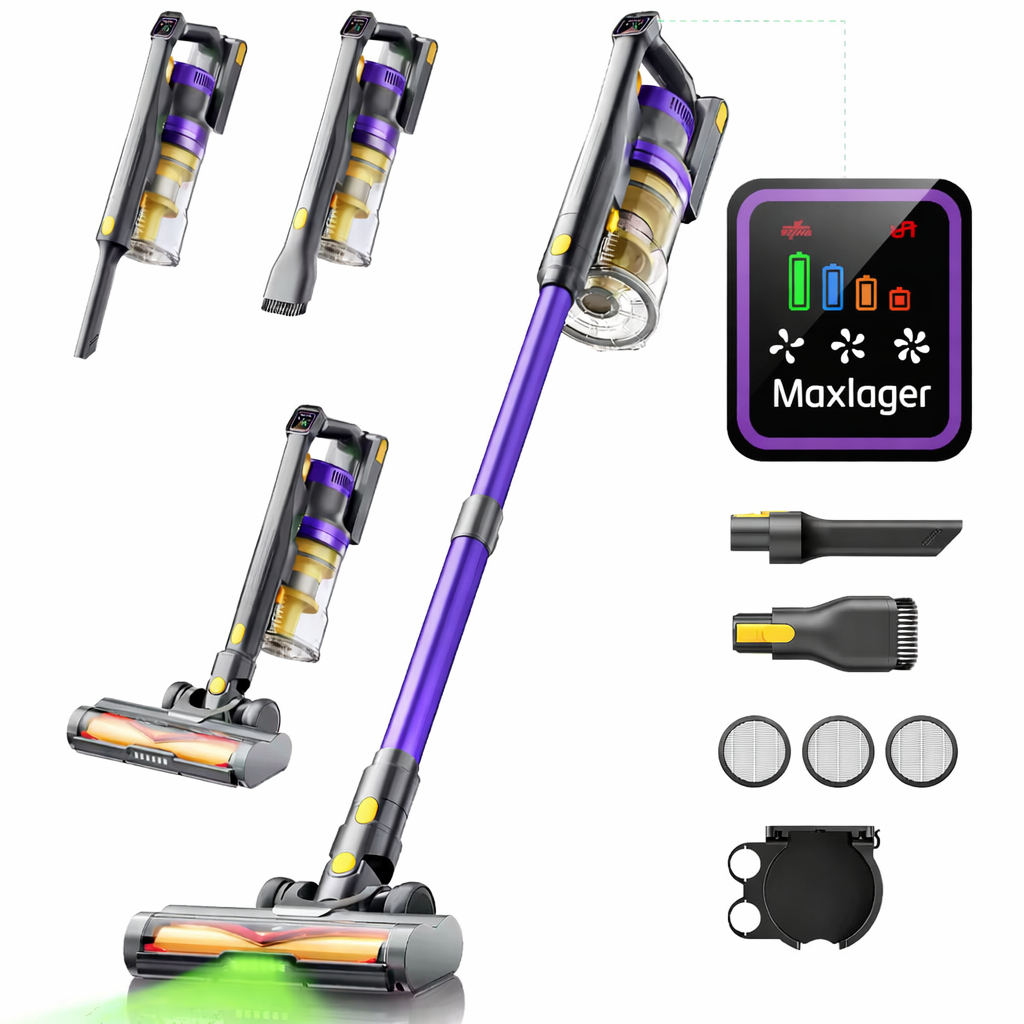 Maxlager X11 Sladdlös Dammsugare - 550W 55 kPa - Skaftdammsugare