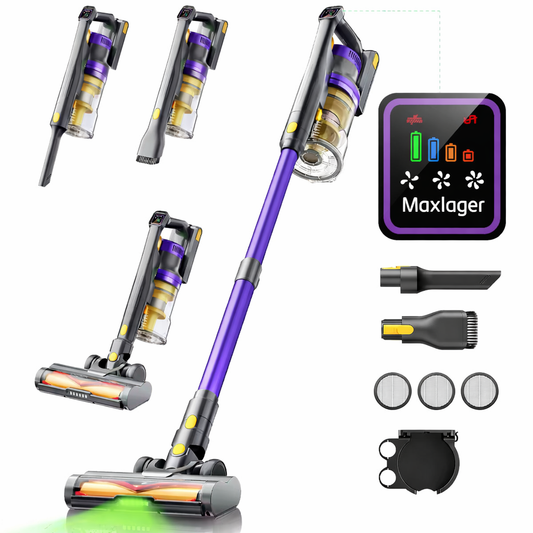 Maxlager X11 Sladdlös Dammsugare - 550W 55 kPa - Skaftdammsugare