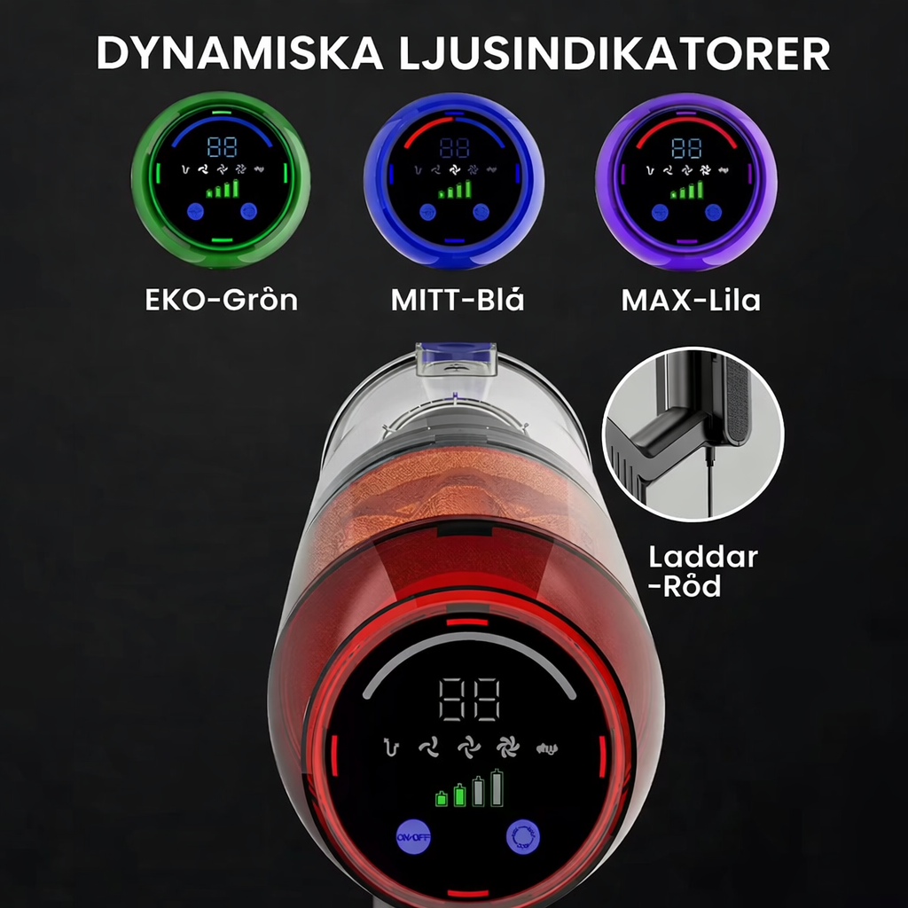 Maxlager V11 Detect Light  - 500W – 50 kPa Sladdlös Dammsugare