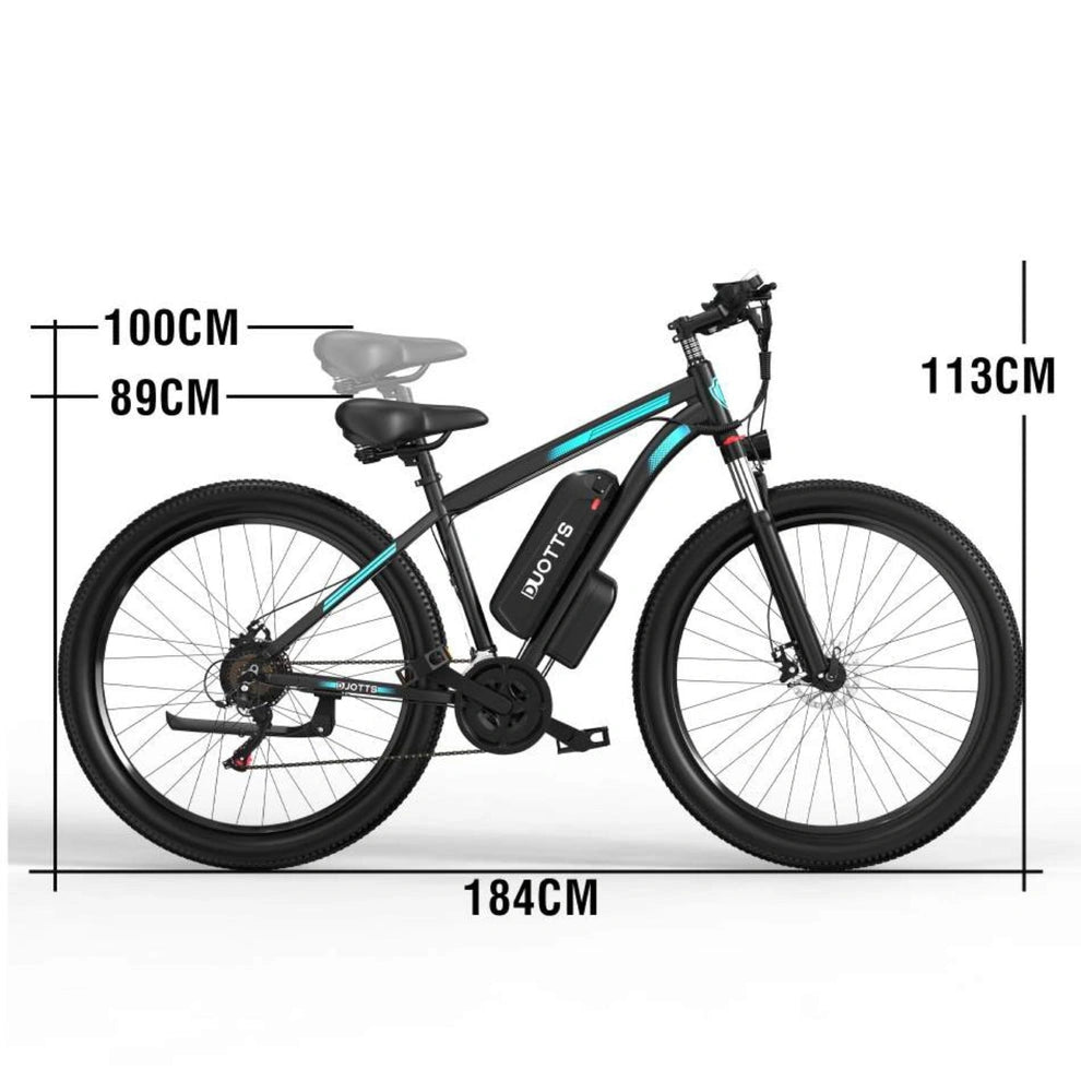Duotts ​​C29 Pro elsykkel - Makshastighet 50 km/t - Rekkevidde 100 km