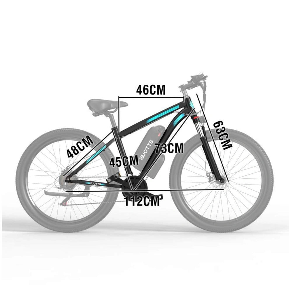 Duotts ​​C29 Pro elsykkel - Makshastighet 50 km/t - Rekkevidde 100 km