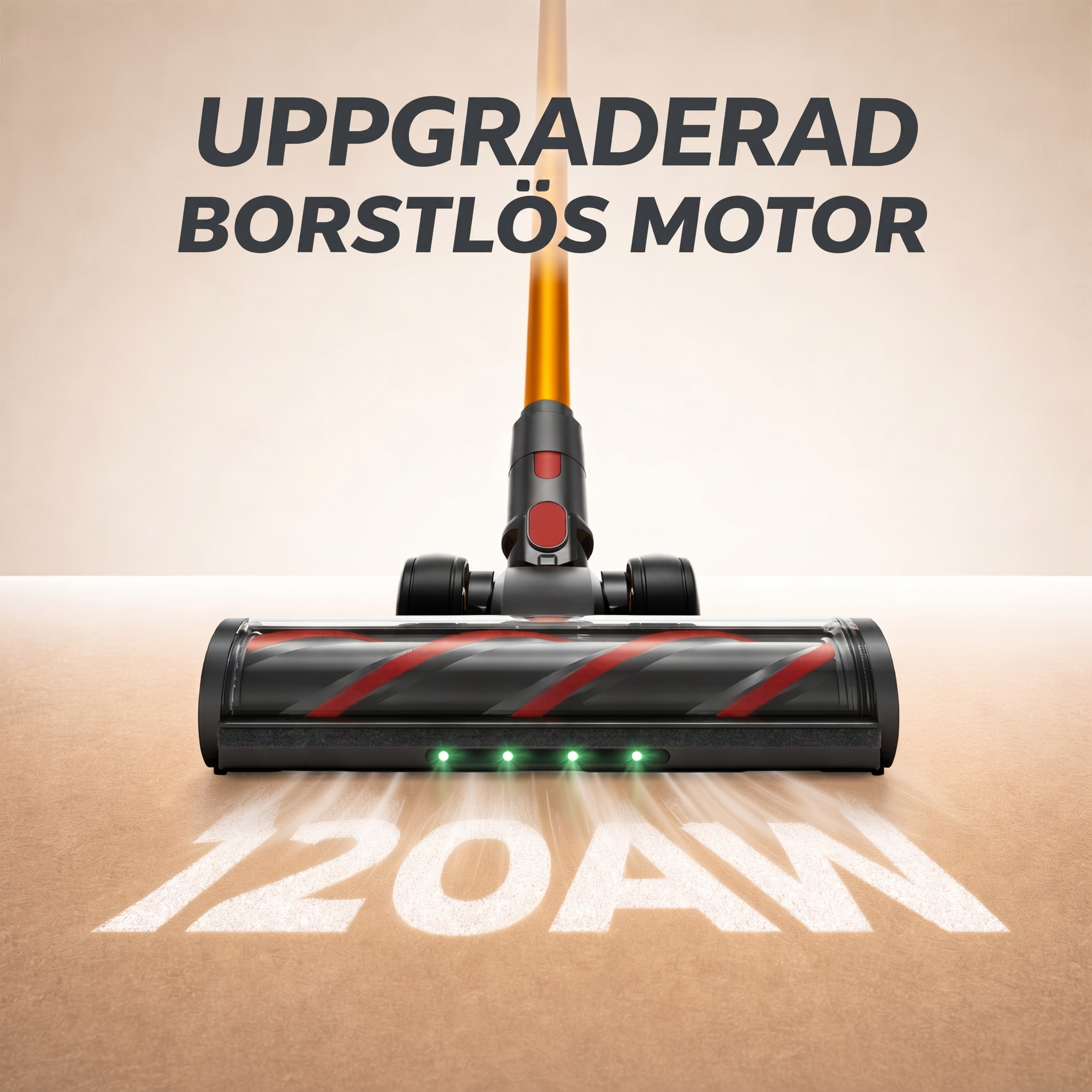 Maxlager P20 Sladdlös Dammsugare - 120AW - 1.67kg - Skaftdammsugare