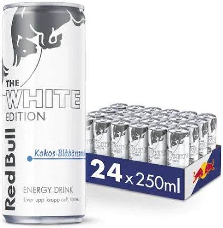24 x Red Bull energidrikk kokos-blåbær 250 ml