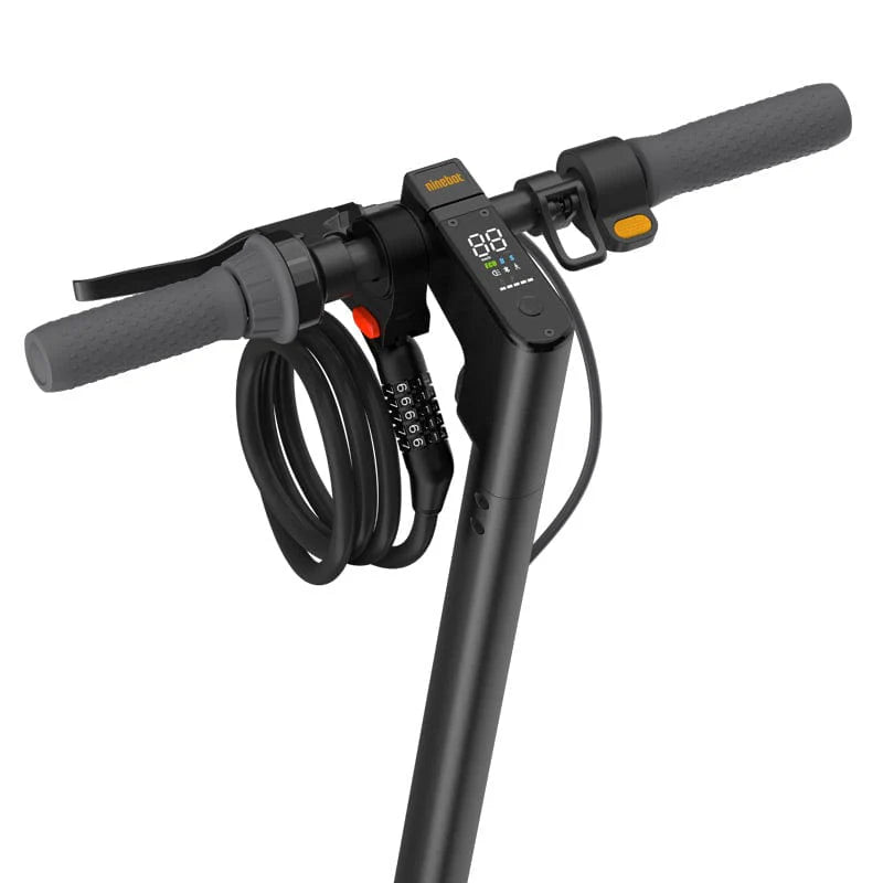 Scootway Kombinationslås – Kodlås med hållare för elscooter & cykel (120 cm)