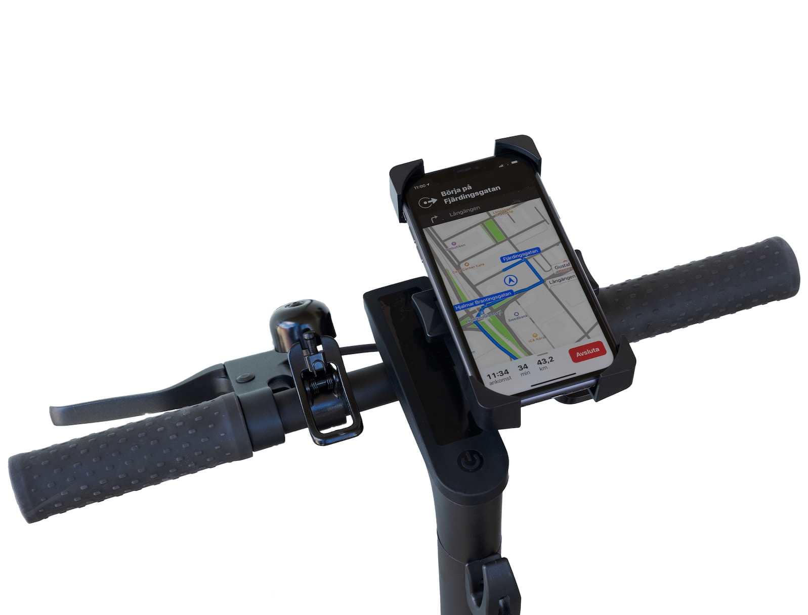 Scootway Mobilhållare – Smart mobilhållare för elscooter & cykel (Xiaomi & Ninebot)