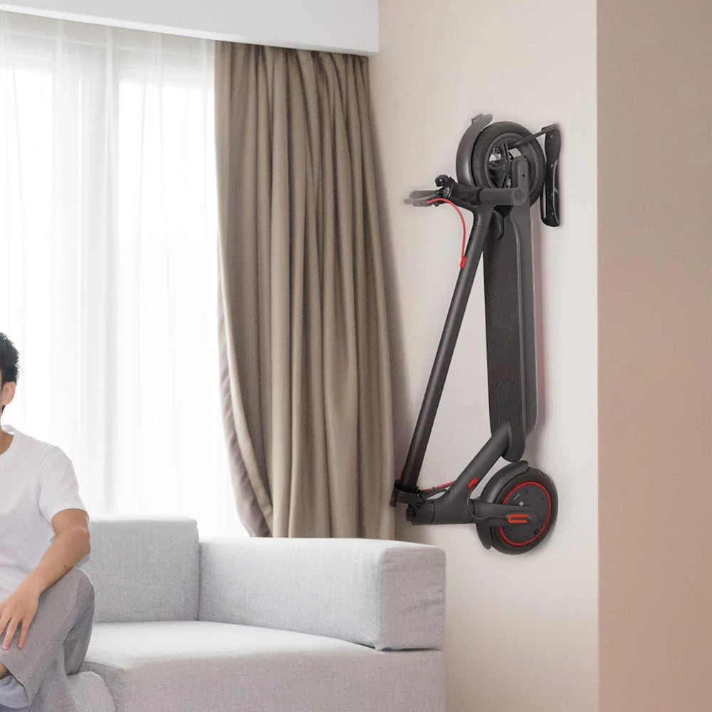 Scootway Väggfäste – Väggkrok för elscooter, robust stål (50 kg)