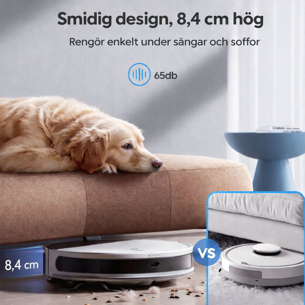 Maxlager T10 3-i-1  Robot dammsugare med moppfunktion