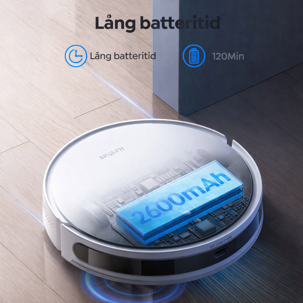 Maxlager T10 3-i-1  Robot dammsugare med moppfunktion