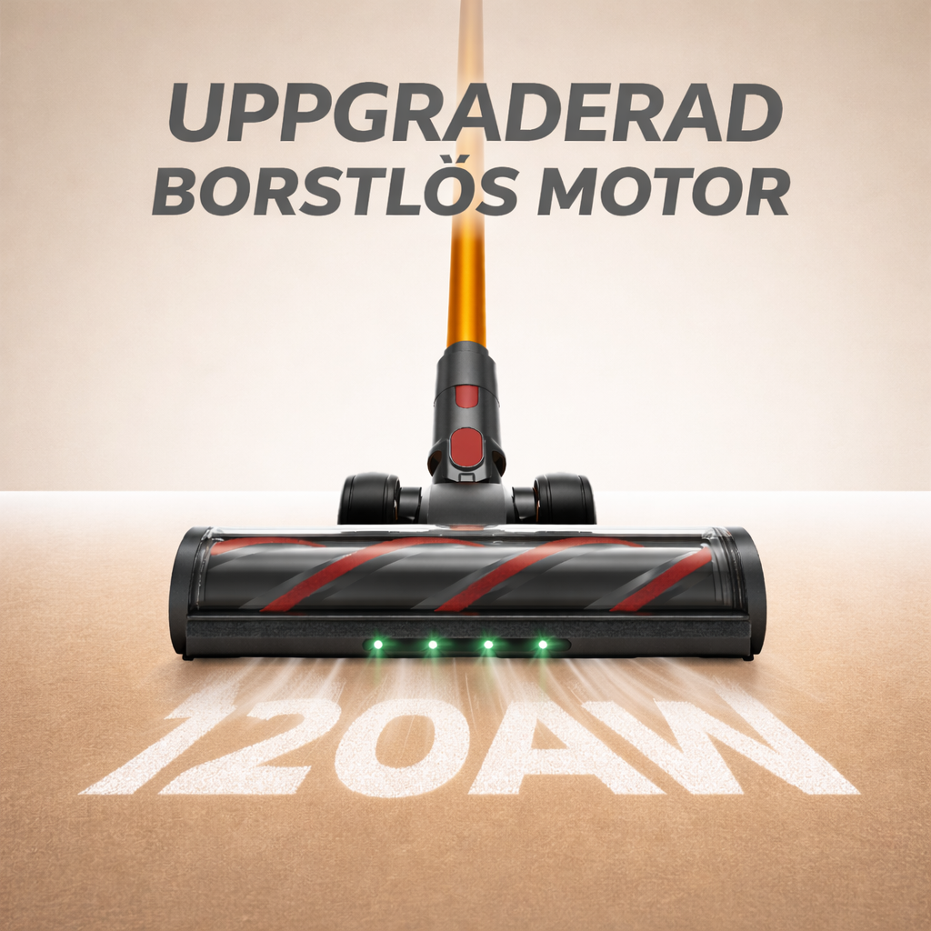 Maxlager P20 Sladdlös Dammsugare - 120AW - 1.67kg - Skaftdammsugare