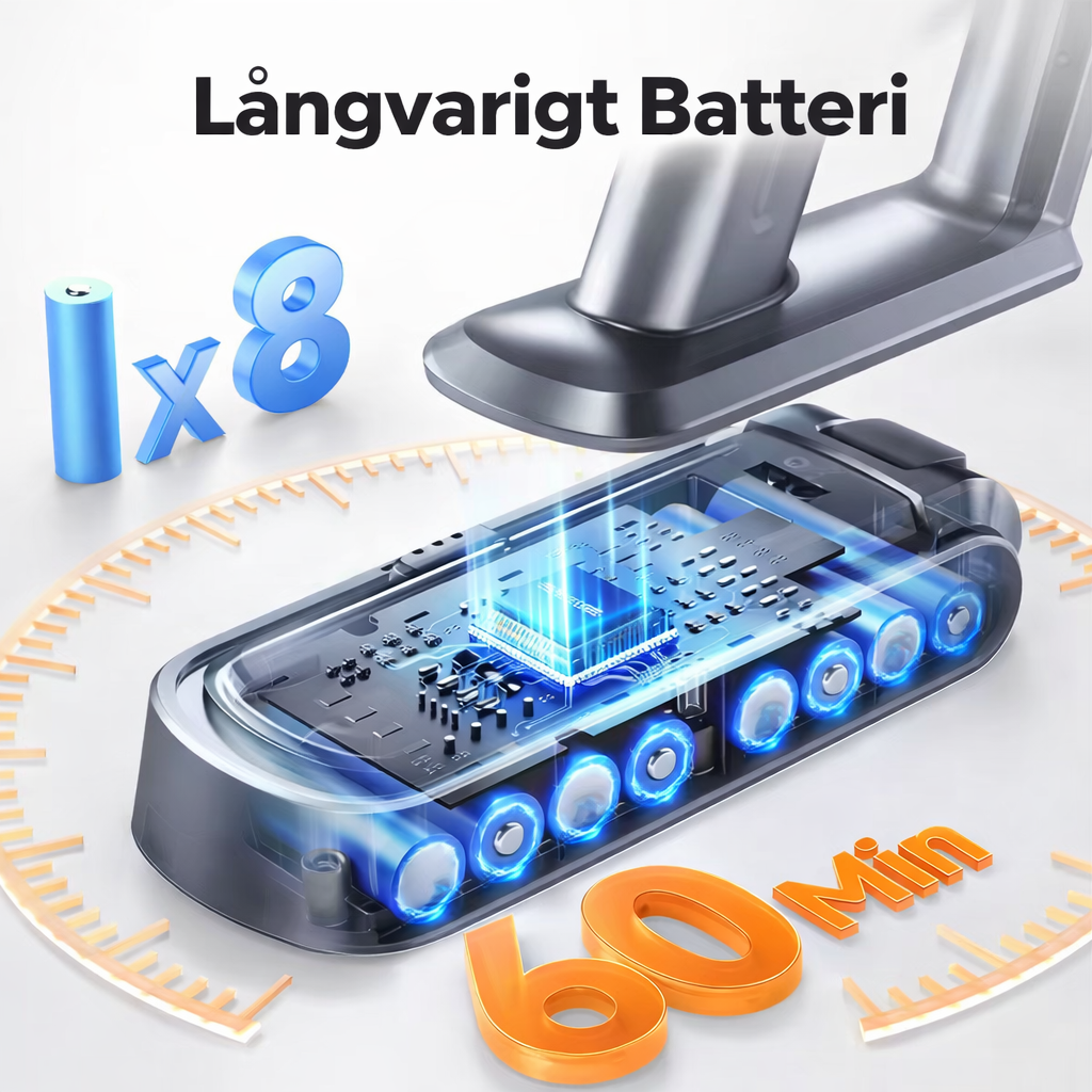 Maxlager VC90 Sladdlös Dammsugare - 600W 65 kPa - Skaftdammsugare